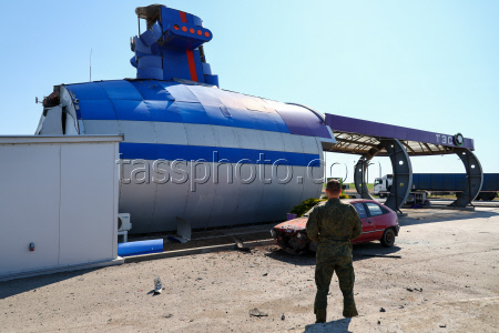 Damage from drone attack on Kherson Region
