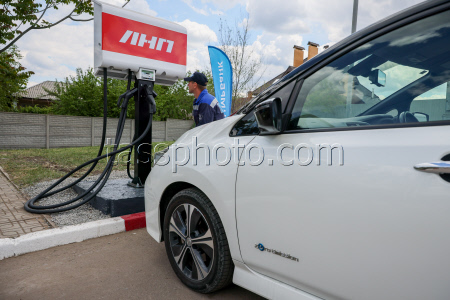 First EV charging station opens in Lugansk