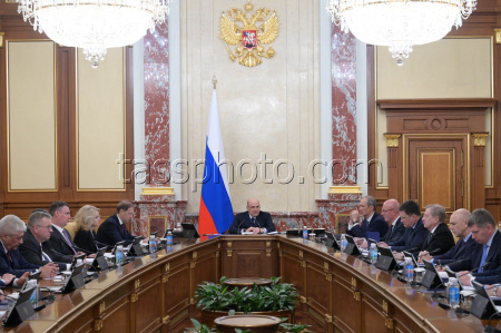 Russia's PM Mishustin holds Russian government meeting