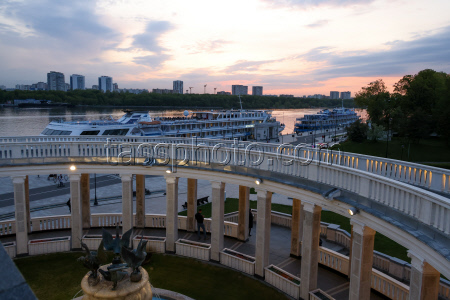 Wedding season starts at Moscow's North River Terminal