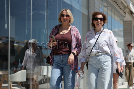 Beach vacation in Sochi, Russia