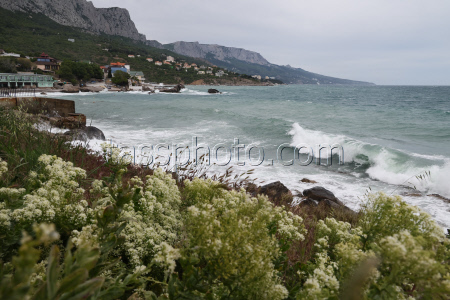Stormy weather in Crimea