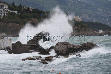 Stormy weather in Crimea