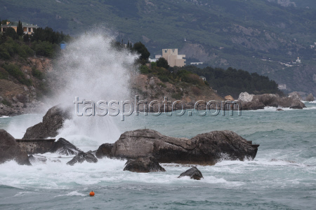 Stormy weather in Crimea