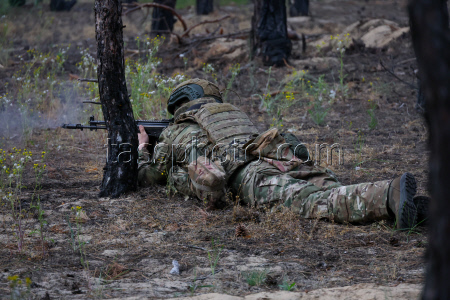Russian Northern Fleet naval infantry training in special military operation zone