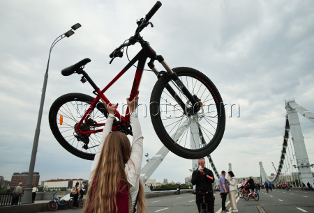 Весенний велофестиваль в Москве