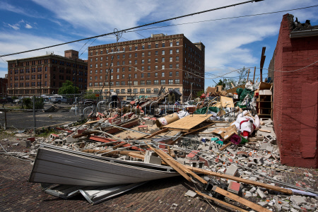 Aftermath of Damaging Storms in St. Louis, Missouri