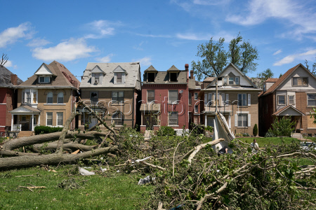 Aftermath of Damaging Storms in St. Louis, Missouri