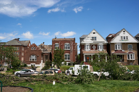 Aftermath of Damaging Storms in St. Louis, Missouri