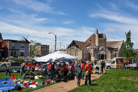 Aftermath of Damaging Storms in St. Louis, Missouri