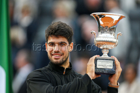 Tennis: Premiazione Finale Maschile Sinner-Alcaraz Agli Internazionali