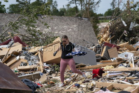 Aftermath of deadly tornado in Kentucky