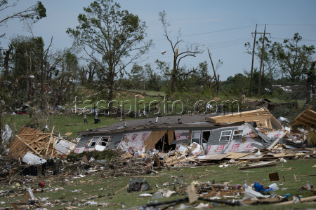 Aftermath of deadly tornado in Kentucky