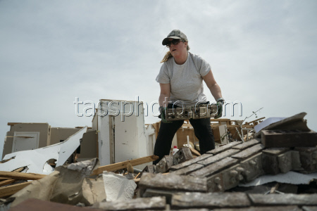 Aftermath of deadly tornado in Kentucky