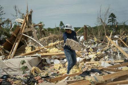 Aftermath of deadly tornado in Kentucky