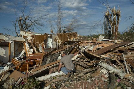 Aftermath of deadly tornado in Kentucky