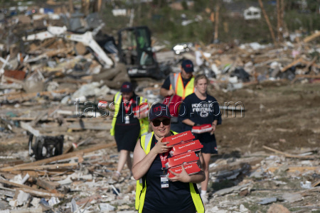 Aftermath of deadly tornado in Kentucky