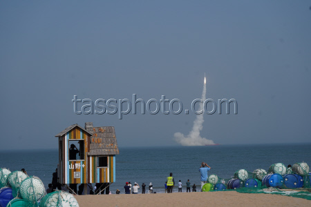 China's CERES-1 Rocket Launches New Satellites From Sea