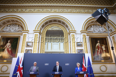 Первый после Brexit саммит Великобритании и Евросоюза в Лондоне