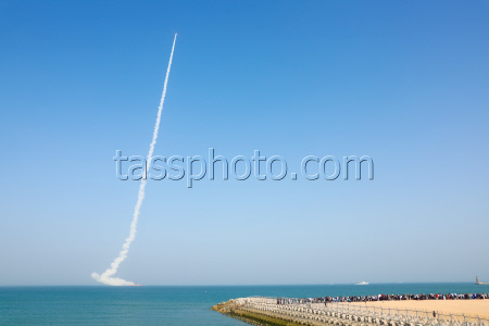 China's CERES-1 Rocket Launches New Satellites From Sea