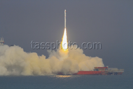 China's CERES-1 Rocket Launches New Satellites From Sea