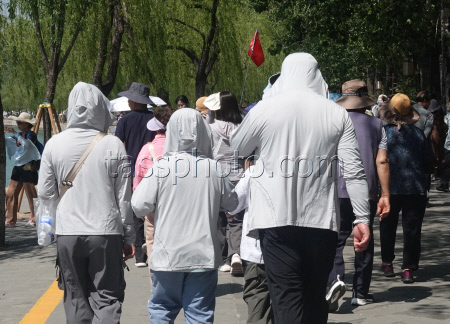 Жаркая погода в Китае