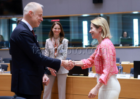 EU Foreign Affairs Council and Defense Affairs Council in Belgium