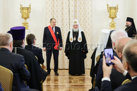 Пасхальный прием министра иностранных дел РФ Лаврова