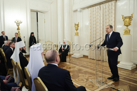 Пасхальный прием министра иностранных дел РФ Лаврова