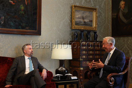 Portuguese President de Sousa receives political parties following the legislative elections
