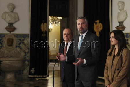 Portuguese President de Sousa receives political parties following the legislative elections