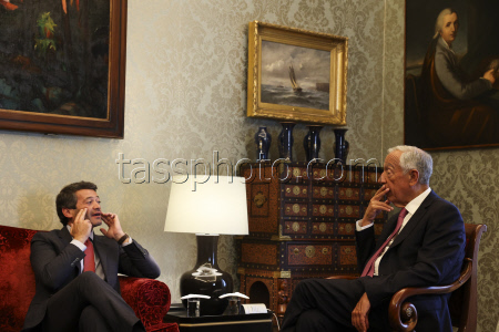 Portuguese President de Sousa receives political parties following the legislative elections