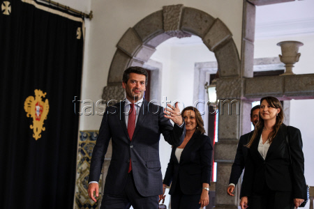 Portuguese President de Sousa receives political parties following the legislative elections