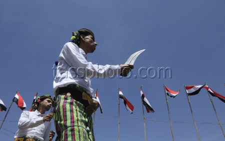 Carnival in Sanaa ahead of National Unity Day