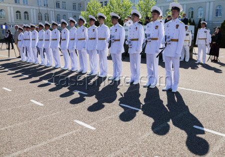 Nakhimov Naval School graduates celebrate end of school in Sevastopol, Russia