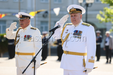 Nakhimov Naval School graduates celebrate end of school in Sevastopol, Russia