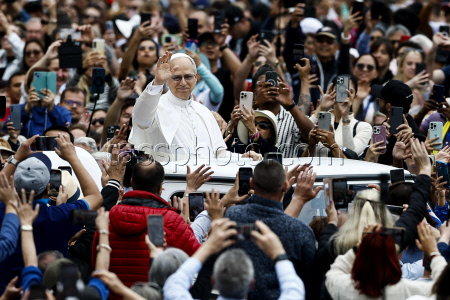 Pope Leo XIV holds his first weekly General Audience in St. Peter's Square