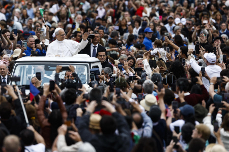 Pope Leo XIV holds his first weekly General Audience in St. Peter's Square