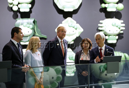 Dutch King Willem-Alexander attends the Netherlands’ National Day at World Expo 2025 Osaka