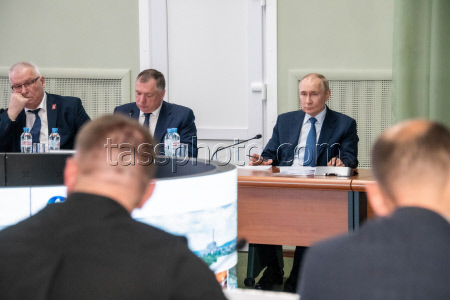 Russian President Putin on working trip to Kursk Region