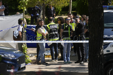 Ukrainian man shot dead outside Madrid school