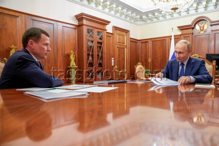 Встреча президента РФ Путина и главы "Роснано" Куликова