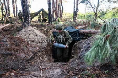 Howitzer crew involved in special military operation