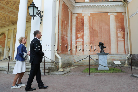 Russian Security Council Deputy Chairman Medvedev on working trip to St Petersburg