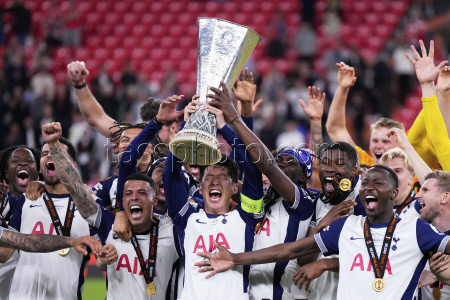 APTOPIX Spain Soccer Europa League Final