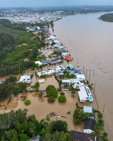 Flooding in Port Macquarie, New South Wales