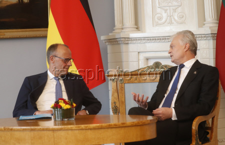 German Chancellor Friedrich Merz visits Lithuania