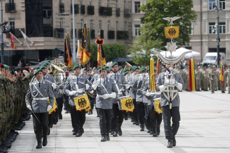 German 45th Armoured Brigade's inauguration in Lithuania