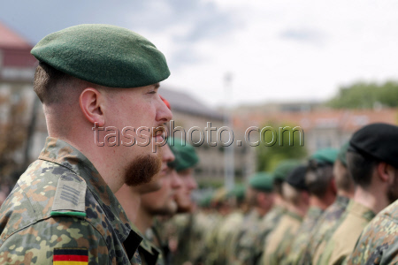 German 45th Armoured Brigade's inauguration in Lithuania
