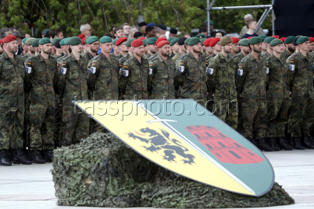 German 45th Armoured Brigade's inauguration in Lithuania